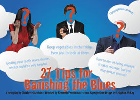 27 Tips for Banishing the Blues postcard